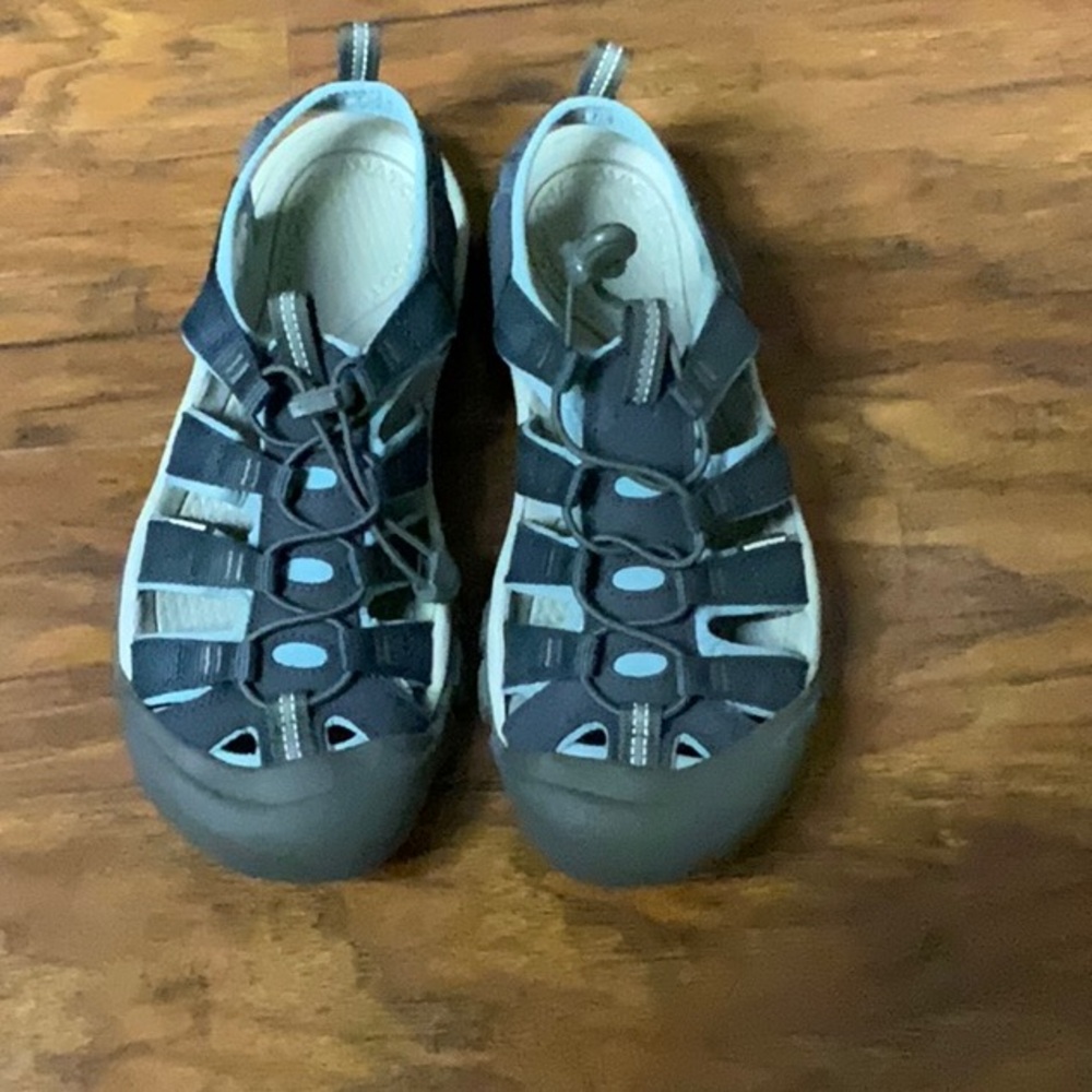 Kids Black and Gray Sandals